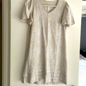 Linen cream dress